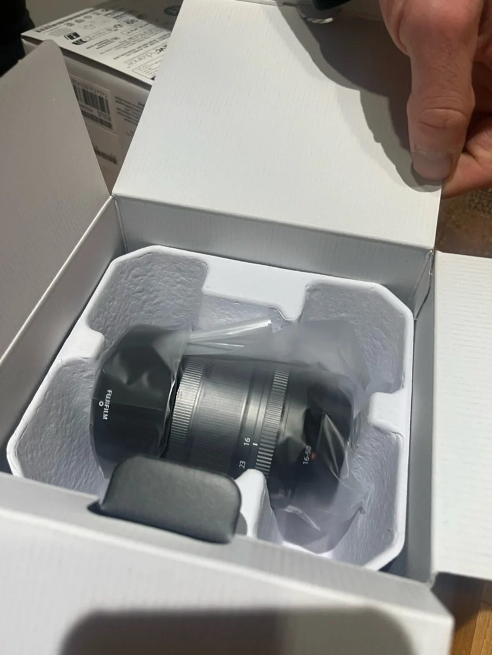 The Fujifilm XF 16-50mm f/2.8-4.8 R LM WR lens Black